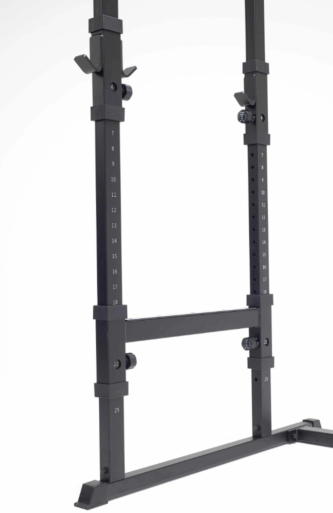 An image showing the height adjustment on the York C19P Olympic Power Cage with HI-Lo pulley. Available from Fitness Options, Nottingham. www.fitnessoptions.co.uk