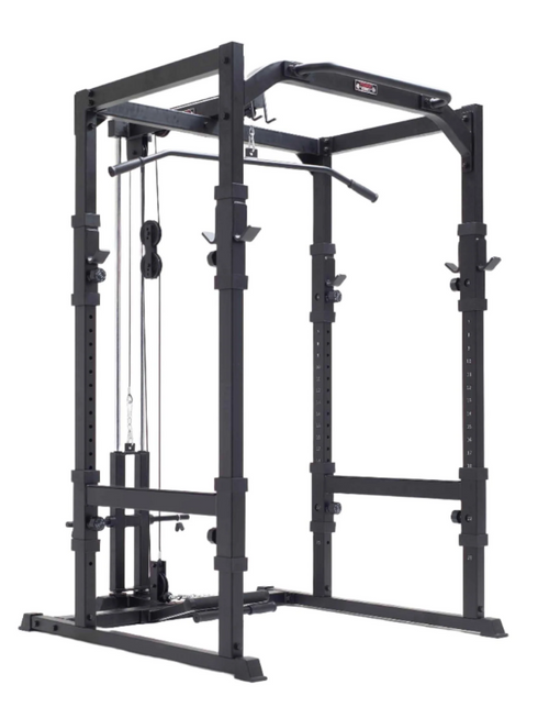 An image showing the York C19P Olympic Power Cage with Low Pulley. Available from Fitness Options Nottingham www.fitnessoptions.co.uk