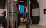 An image of a man doing dips on the BH G160 Rack Smith. Fitness Options. Nottingham's leading fitness & gym equipment supplier.
