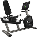 Image showing the very stylish Life Club series recumbent bike with SL Console.  Fitness Options, Online Gym Equipment Supplier and Nottinghamshire Showroom