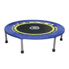  Image of the commercial Fitness Mad Studio Pro Rebounder with its legs unfolded. Fitness Options, Online Gym Equipment Supplier and Nottinghamshire Showroom