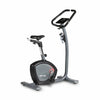 A view of the Flow Fitness DHT750 Upright bike showing its walk through design. Fitness Options. Nottingham's leading fitness & gym equipment supplier.