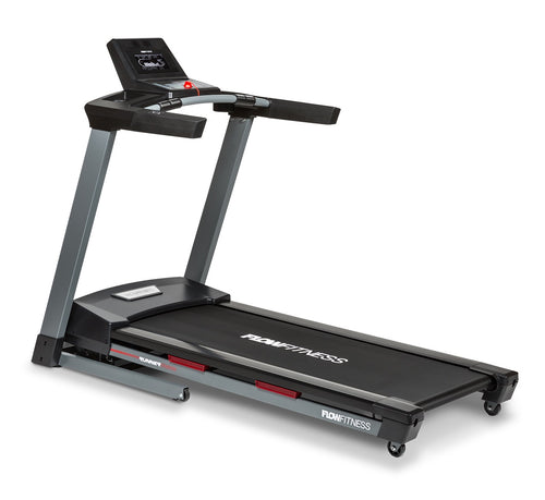 An image of the Flow FitnessDTM 2000i treadmill. Fitness Options. Nottingham's leading fitness & gym equipment supplier.