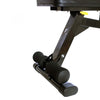 Close up image of the adjustable leg holder on the Force USA SP3 Bench.  Fitness Options, Online Gym Equipment Supplier and Nottinghamshire Showroom