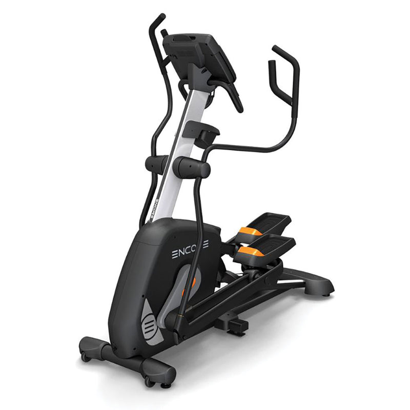 Image of the Gym Gear Encore ECE7 Elliptical Cross Trainer taken from the front of the machine.  Fitness Options, Online Gym Equipment Supplier and Nottinghamshire Showroom
