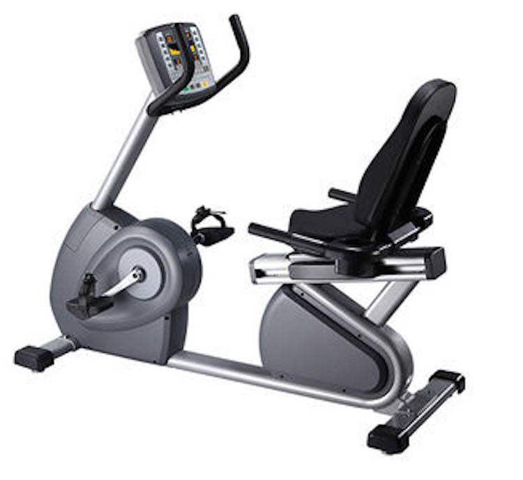 A full view of the Gym Gear R97 recumbent bike.  Fitness Options, Online Gym Equipment Supplier and Nottinghamshire Showroom