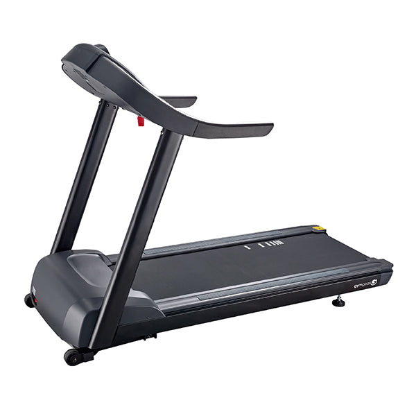 Gyme Gear T95 Home and Light Commercial treadmill viewed from the front. Fitness Options, Online Gym Equipment Supplier and Nottinghamshire Showroom