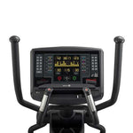 A close up image showing all the brilliant features on the Gym Gear X97 Cross Trainer  console.  Fitness Options, Online Gym Equipment Supplier and Nottinghamshire Showroom