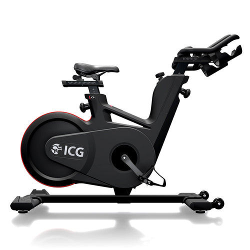 Side view of the Life Fitness IC5 indoor bike. Fitness Options. Nottingham's leading fitness & gym equipment supplier.