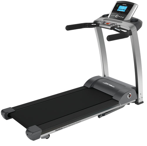 Image of the Life Fitness F3 folding treadmill. Fitness Options. Nottingham's leading fitness & gym equipment supplier.