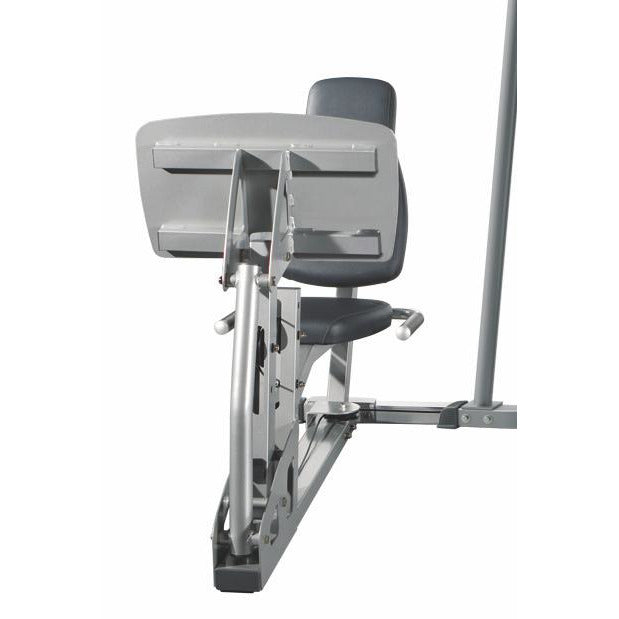 Image taken from the front of the optional leg press attached to the Life Fitness G4 multi gym. Fitness Options, Online Gym Equipment Supplier and Nottinghamshire Showroom
