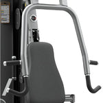 Close up  image showing the bench press with the two optional hand grips on the Life Fitness G4 multi gym.  Fitness Options, Online Gym Equipment Supplier and Nottinghamshire Showroom
