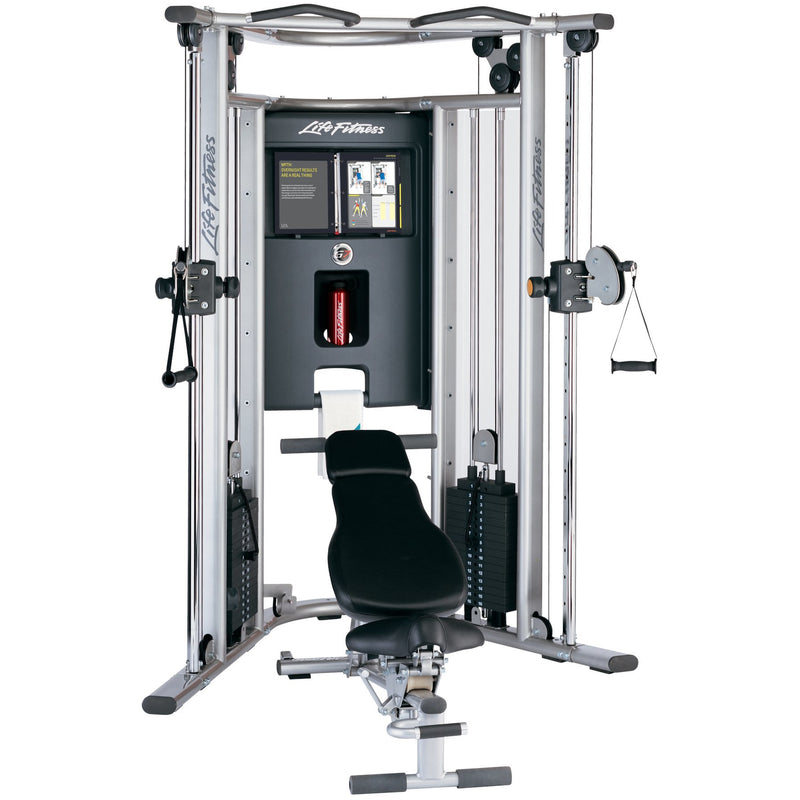 Life Fitness G7 Adjustable Pulley Gym with Bench, Fitness Options, UK stockist of Life Fitness Gym Equipment, Stocks available in store or online