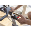 Image of a mans hand operating the stop mechanism on the Life Fitness IC5 indoor training cycle.  Fitness Options. Nottingham's leading fitness & gym equipment supplier.