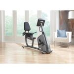Life Fitness RS1 recumbent bike in a home setting. Fitness Options. Nottingham's leading fitness & gym equipment supplier.
