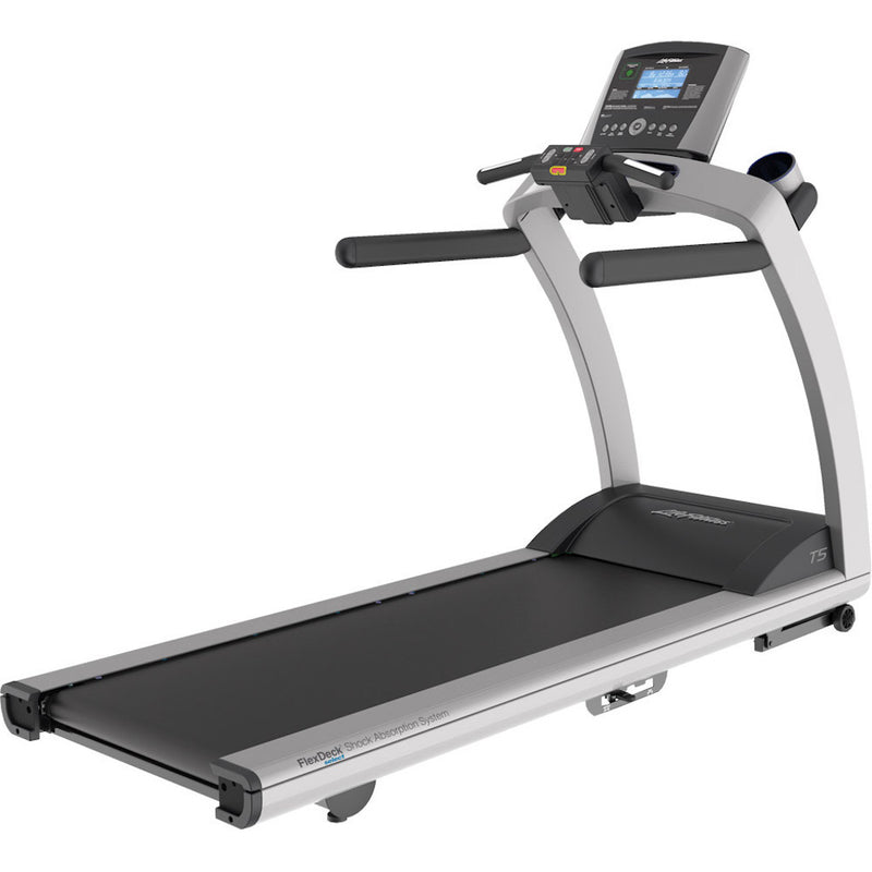Image of the Life Fitness T5 non folding treadmill.  Fitness Options. Nottingham's leading fitness & gym equipment supplier.
