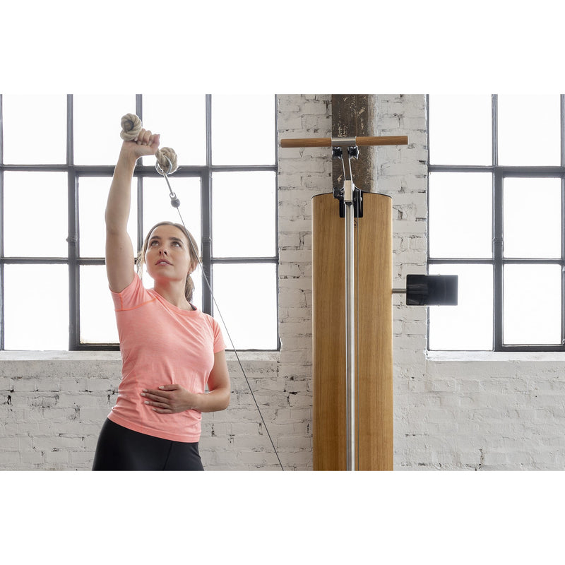 Women's fitness equipment - Nohrd SlimBeam Cable Machine - commercial-grade weight stack with a height-adjustable dual cable pulley system. For fitness studios, home gyms - Buy now from Fitness Options - UK Fitness Equipment Supplier.