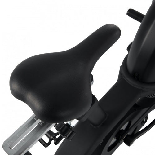 Close up image of the saddle on the Spirit AB900 Air Bike.  Fitness Options, Online Gym Equipment Supplier and Nottinghamshire Showroom
