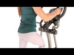 You Tube video showing a female working out on the Life Fitness E3 Cross Trainer.  Fitness Options. Nottingham's leading fitness & gym equipment supplier.